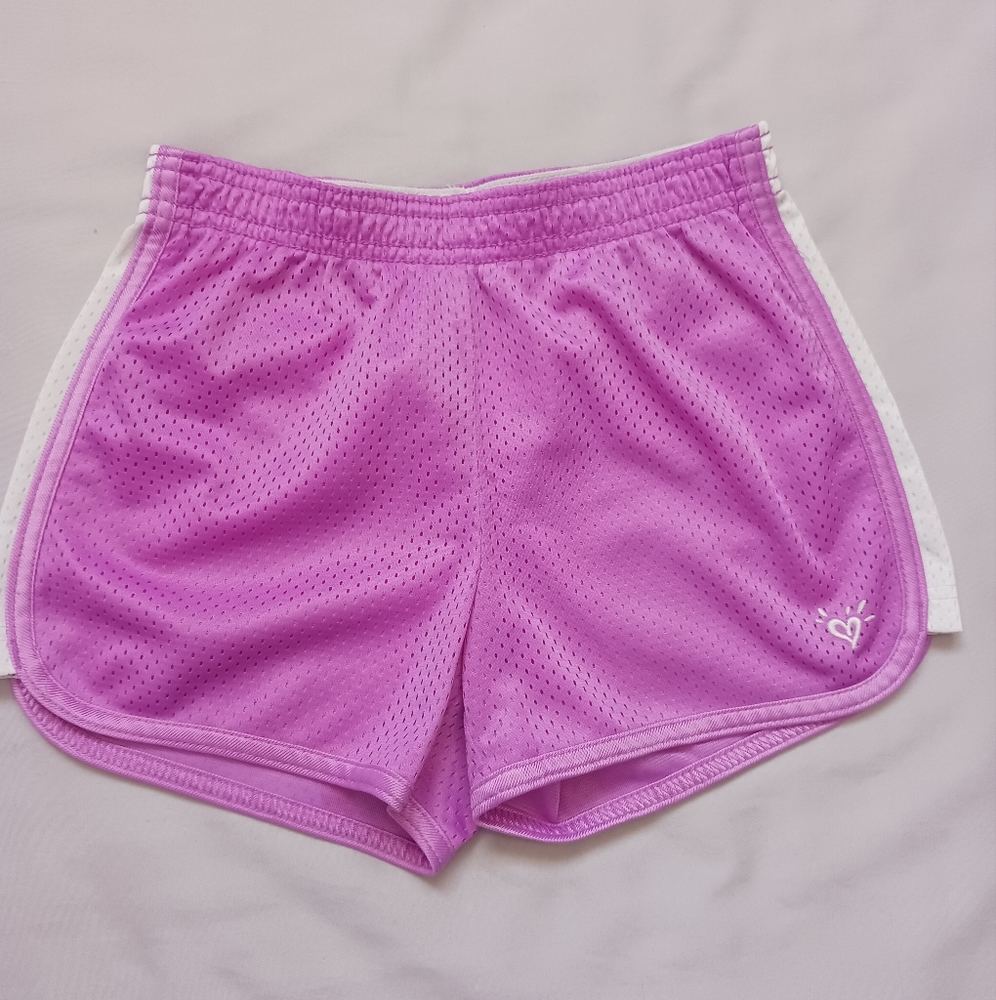 Justice girls active shorts size 10